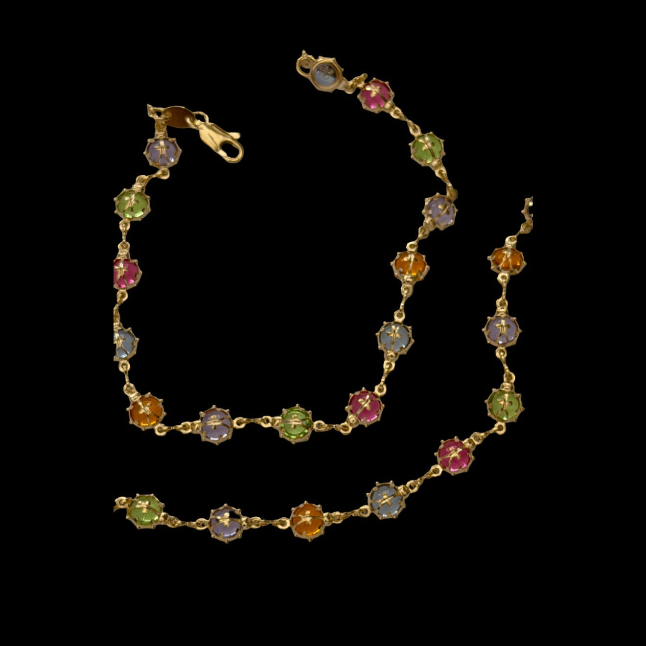 vibrant anklet