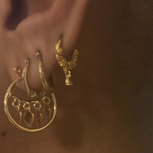 hear my charm hoops