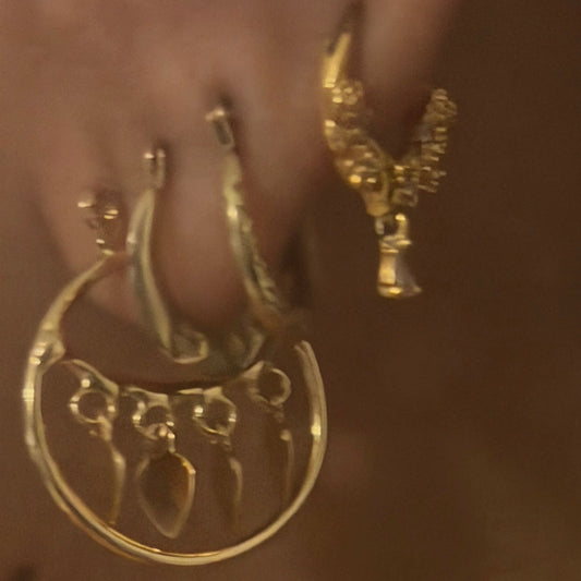 hear my charm hoops