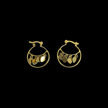 hear my charm hoops
