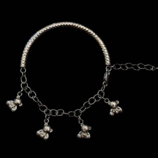 teddy charm bracelet