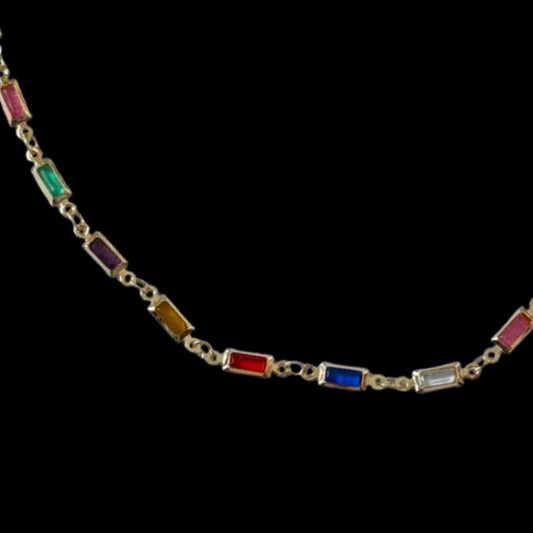 rainbow necklace