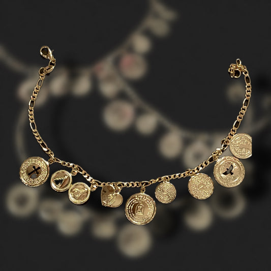 divinity coin anklet