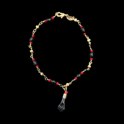 mano azabache anklet