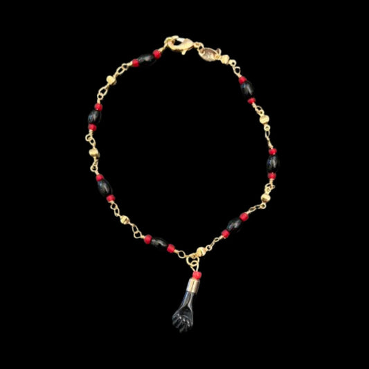 mano azabache anklet