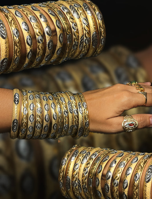 golden hour chunky banglez (12pc)