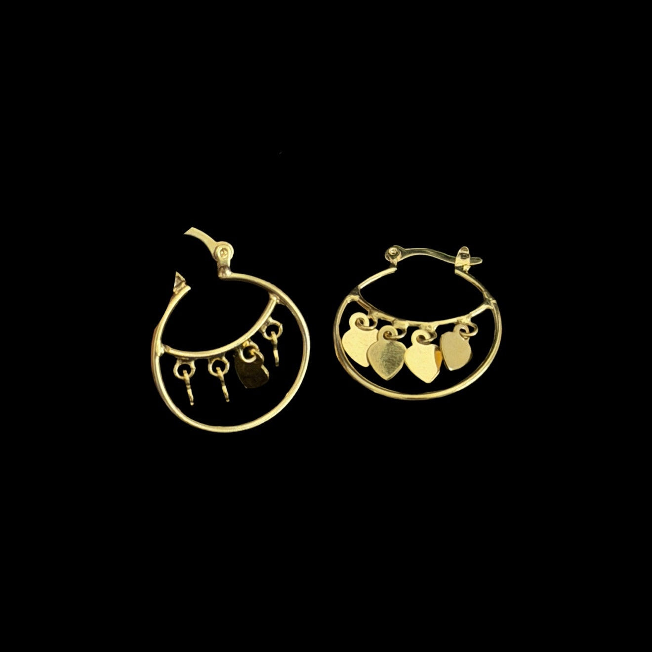 hear my charm hoops