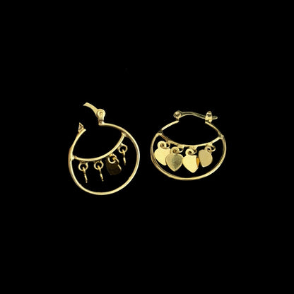 hear my charm hoops