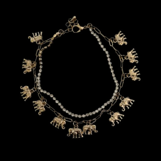 tusker charm anklet