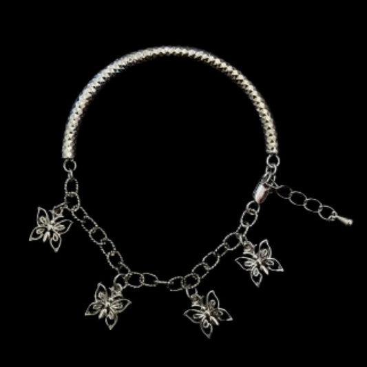 butterfly charm bracelet