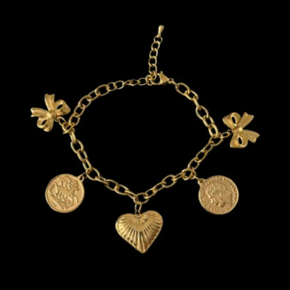 love me coins bracelet