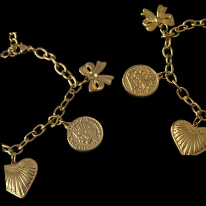 love me coins bracelet