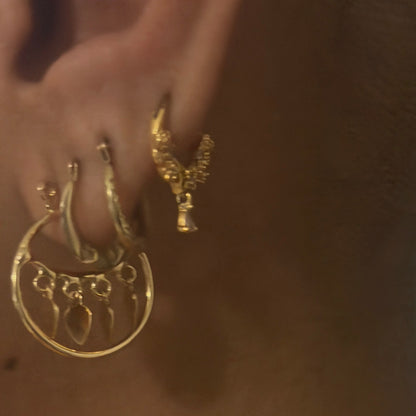 hear my charm hoops